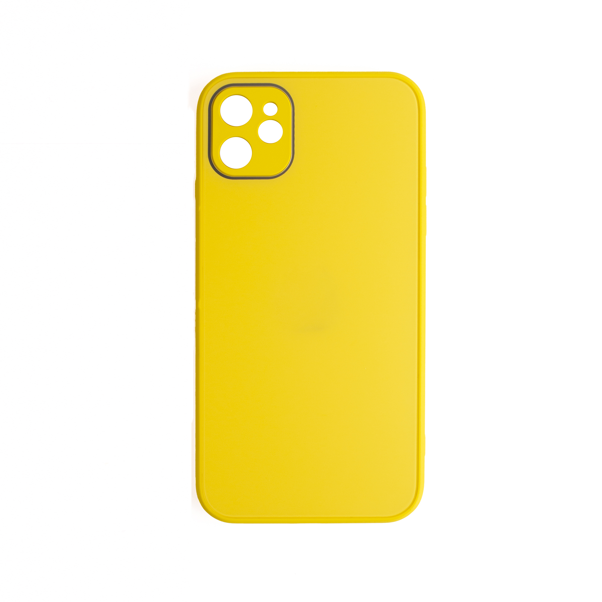 ScHitec Deluxe İphone 12 Mat Kılıf Sarı