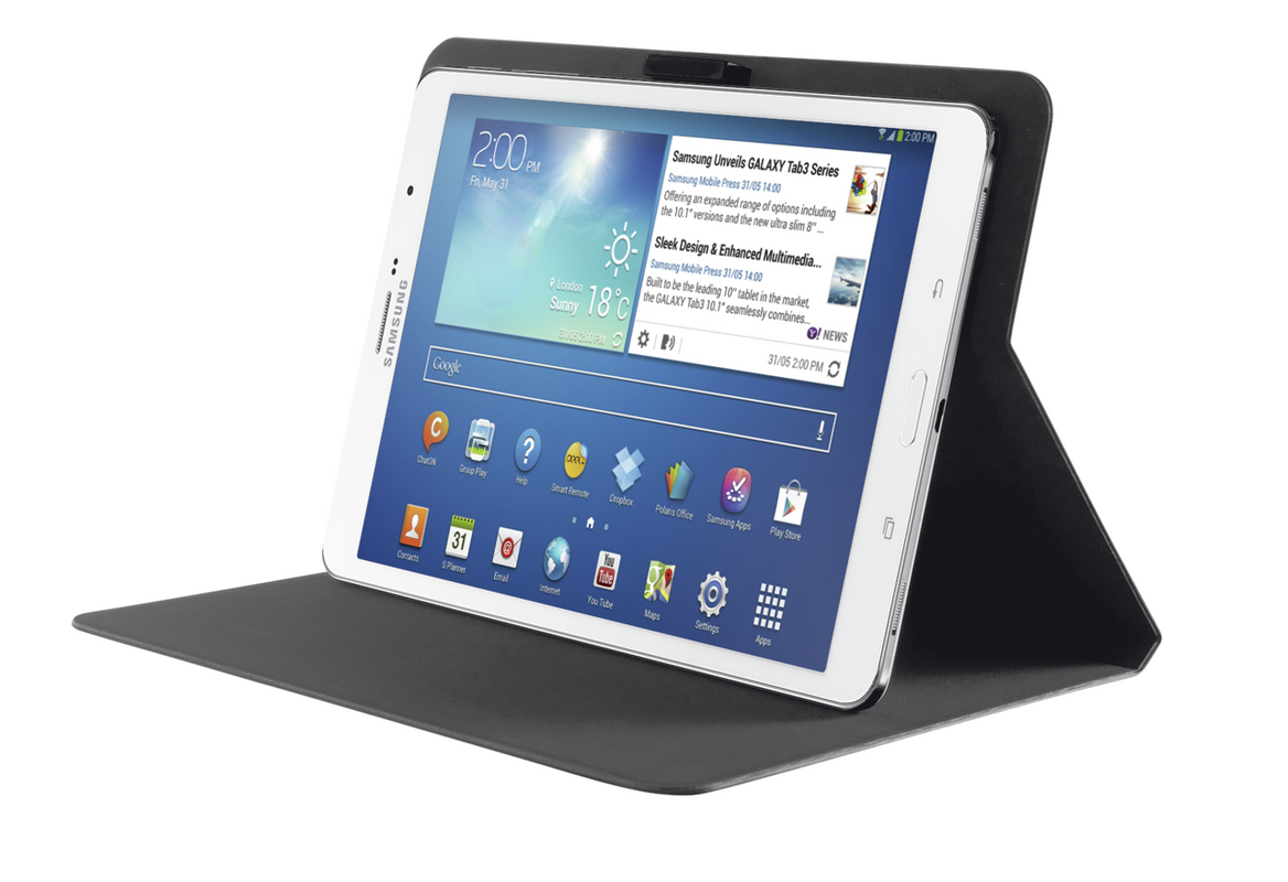 Trust 7" ve 8" İnç İpad Mini/Galaxy Tab/ Galaxy Note Universal Tablet Kılıfı Siyah 